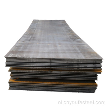 Zwart gecoat stalen laken